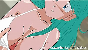 Bulma And Two Other Lovers In A Steamy Threesome