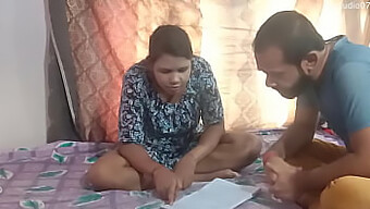 Watch An Indian Tutor Fuck A Sexy Teen Student In Their Home