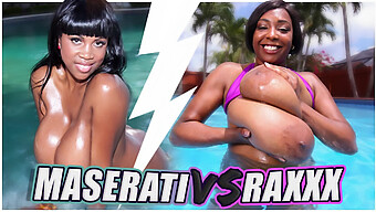 Brown Bunnies With Big Tits Fight For The Title: Maserati Vs Raxxx