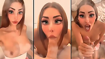 Princesa Hentai Alemã Recebe Uma Boca Cheia De Porra