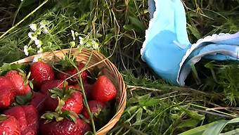 Close-Up Of A Strawberry Pussy