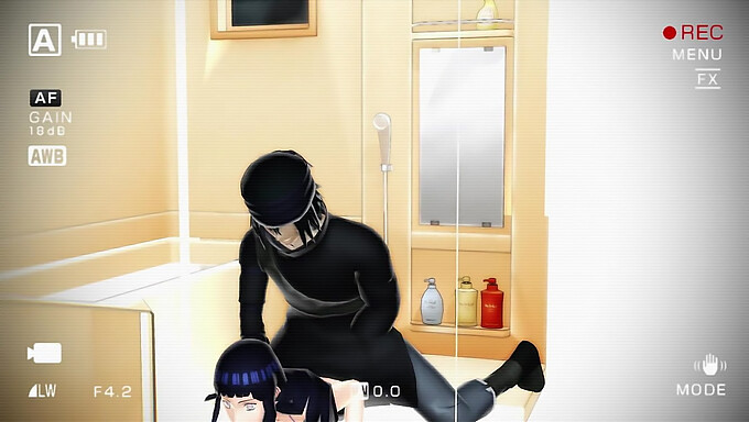 Sasuke Og Hinata Deltar I Et Modent Seksuelt Møte.