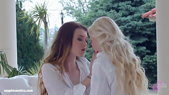 Misha Cross In Lola Tay V Lezbični Sceni Na Vetroven Dan