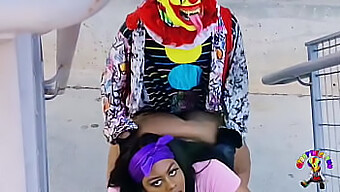 Juicy Tee Gets Her Big Ass Pounded By Gibby The Clown On A Busy Highway During Rush Hour