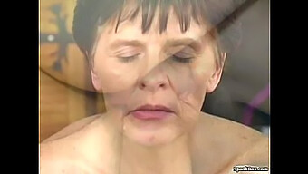 Grandma Gets A Young Cock In Her Mouth And A Cumshot On Her Face