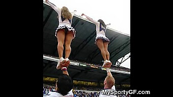 Real College Girls In Cheerleading Poses