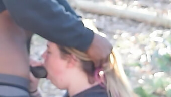 Blonde Milf With A Huge Head Gets Pounded In The Great Outdoors