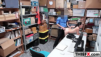 Teen Thief Gets Fucked Hard In The Office