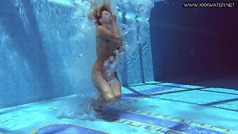 Russian Beauty Mary Kalisy'S Steamy Underwater Encounter