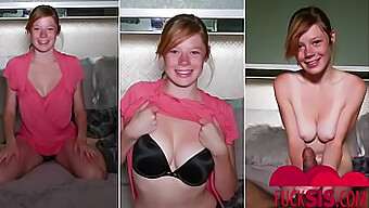 Mia Collins Yang Mungil Memberikan Blowjob Payudara Besar Dalam Video Amatir Ini