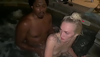 Victoria Gracen'S Interracial Hot Tub Adventure