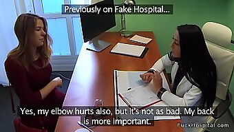 Lesbian Nurses And Doctors Take Turns Pleasuring A Sexy Patient